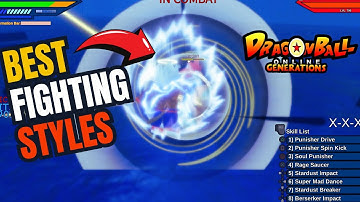 These are the BEST Fighting styles in the Buu Saga Update part 2| Dragon ball online generations