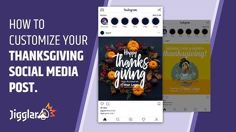 How to Customize your Thanksgiving Social Media Posts