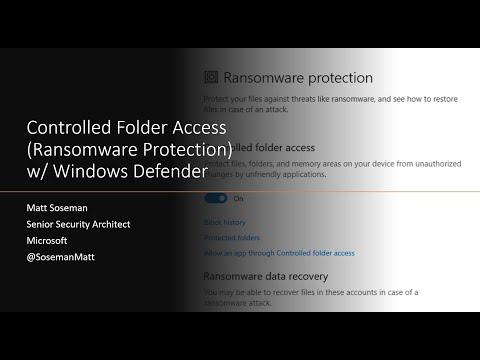 Controlled Folder Access (Ransomware Protection) in Windows 10 hqdefault