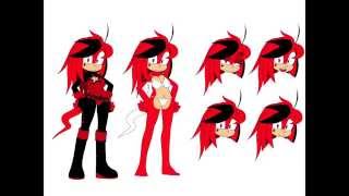 Kate The Echidna Reference Sheet Speedpaint