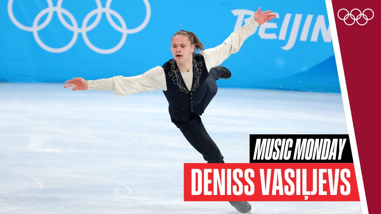 🇱🇻 Deniss Vasiļjevs performs to 'Romeo and Juliet' on the ice! 🕺🏻⛸️