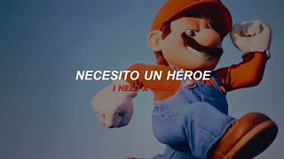 La rolita que suena cuando Mario entrena |Super Mario Bros Movie |Holding Out for a Hero(SubEspañol)