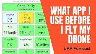 What app I use Before I Fly My Drone - UAV Forecast screenshot 4