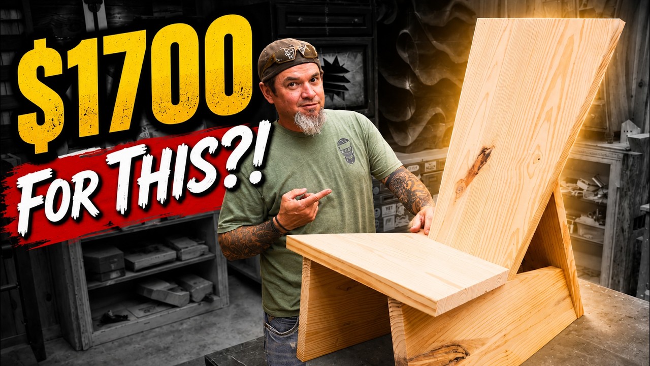 Modern Adirondack Chair Build – Beginner Friendly & Profitable