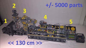 LEGO GBC: 5-in-1 Module, 100% mechanical (designs by Akiyuki & others)