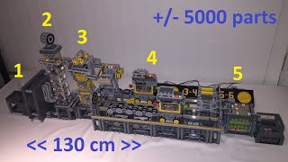 LEGO GBC: 5-in-1 Module, 100% mechanical (designs by Akiyuki & others)