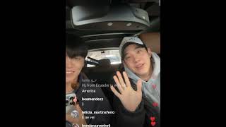 PARK DOJOON & LEE HAJOON of THE ROSE IG LIVE 12/18/2023