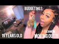 HOW I MOVED OUT AT 19...SINGLE TEEN MOM🏡 BUDGETING💳ADVICE 💕 and TIPS !!