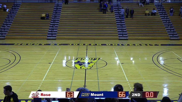 MSJ vs Rose-Hulman Men's Basketball