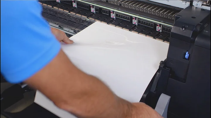 How to load cut sheet paper on a Canon iPF PRO series printer