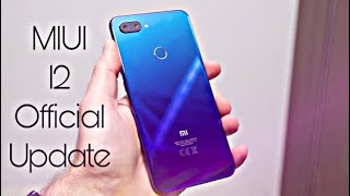 Xiaomi Mi 8 Lite Official MIUI 12 Update
