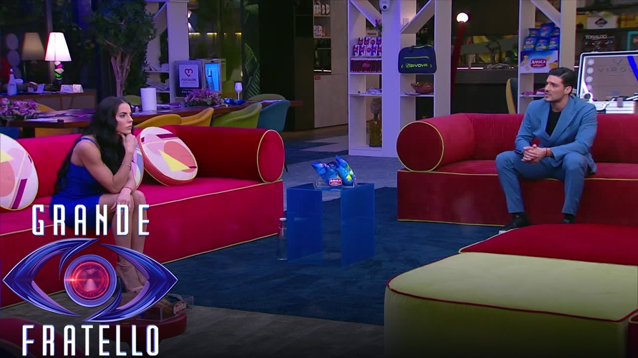 Grande Fratello - Il duro confronto tra Shaila Gatta e Lorenzo Spolverato