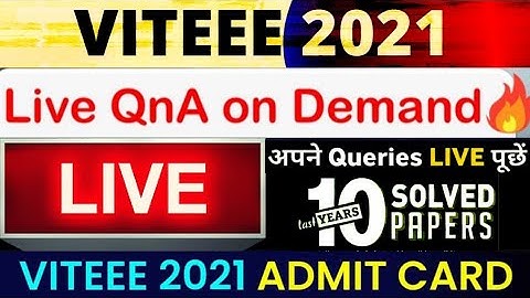 💥 Viteee 2021 complete information , Important chapters , Preparation strategy, Cheating, Online