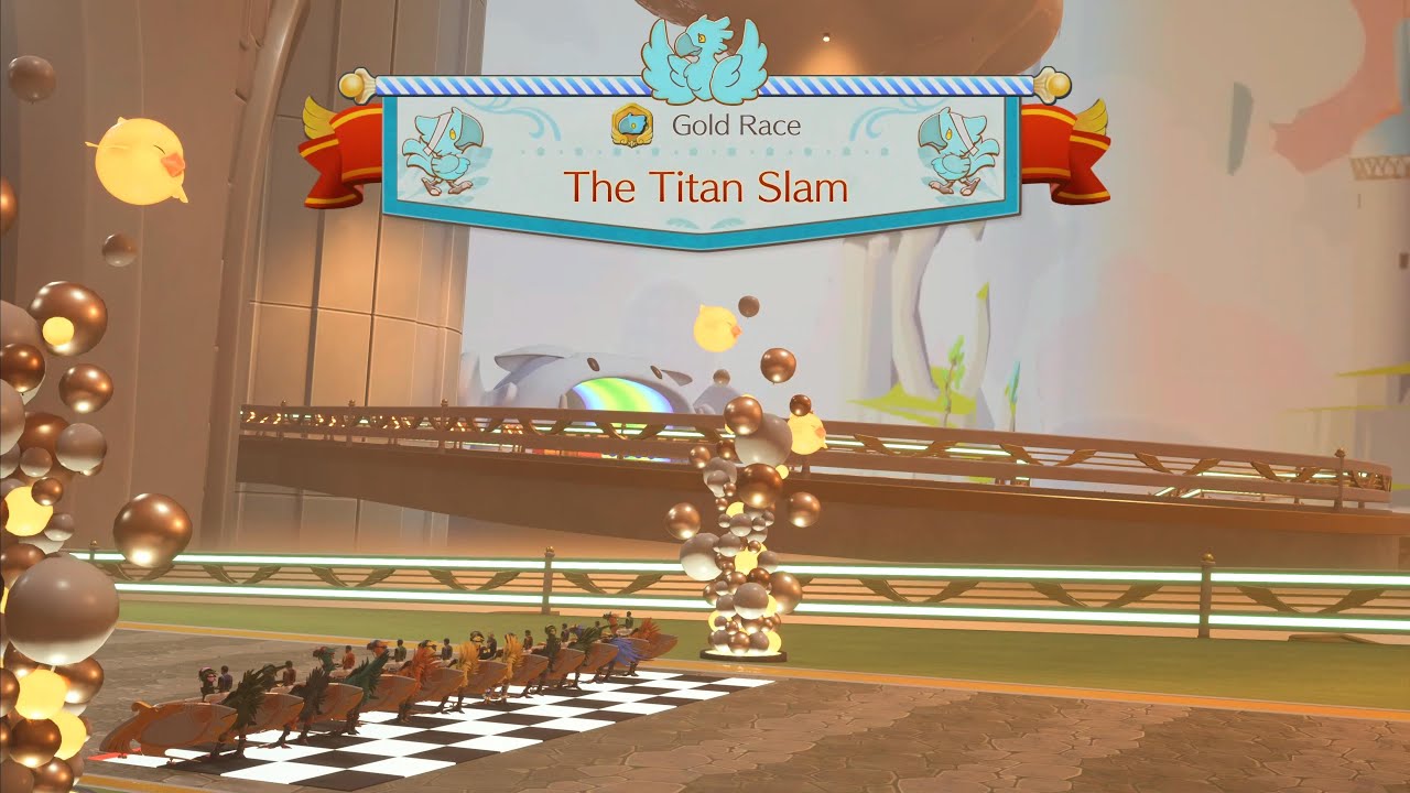 FINAL FANTASY VII REBIRTH | Chocobo Races Minigame - The Titan Slam ...