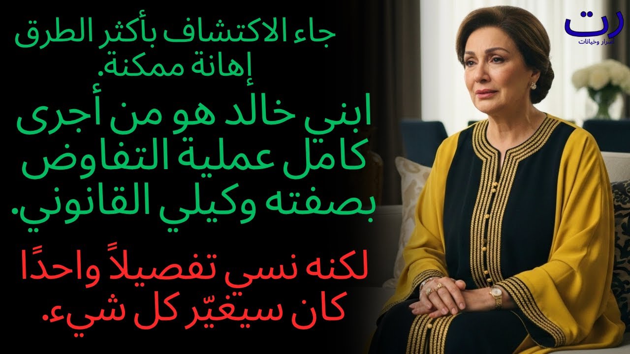 ابني زوّر توقيعي ليبيع شقتي… لكنه نسي تفصيلًا واحدًا غيّر كل شيء