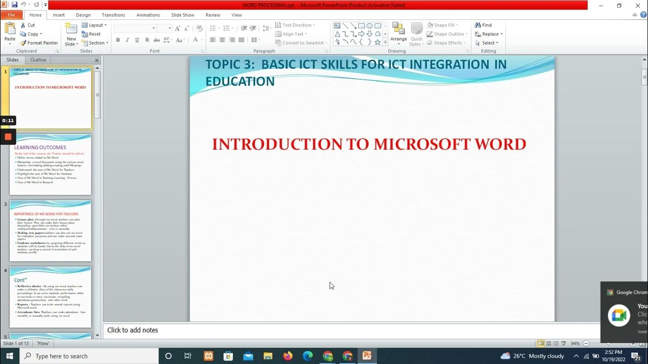 powerpoint recording YouTube