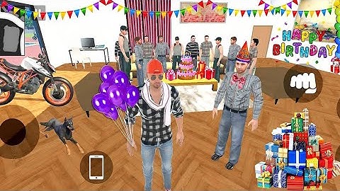 Aaj Mere Bodyguard Ka Happy Birthday Hai 💥🤩 Indian theft auto simulator Game New Update 💥🤯