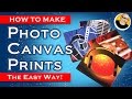 How to turn photos into Canvas Prints!