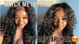 START TO FINISH DEEP WAVE WIG INSTALL| FT. ALIPEARL HAIR (No Talking)