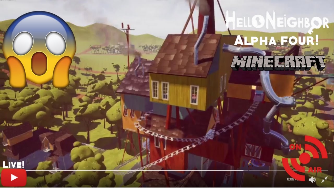 minecraft hello neighbor alpha 4 map