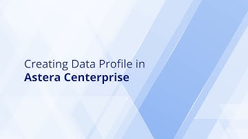 Creating Data Profile in Astera Centerprise