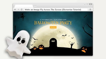 Make an Image Fly Across The Screen [Elementor Tutorial]