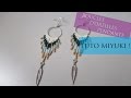 Boucles d'oreille pendante [Tuto Miyuki]