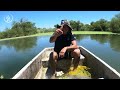 Parecía lago de cocodrilos pero ve la pesca que hicimos wooowww