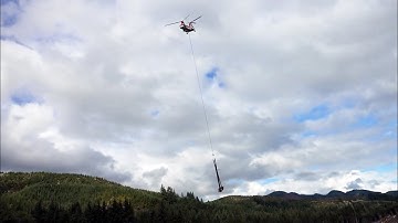 Helicopter Builds Engineered Log Jams to Restore Salmon Habitat (Grays River Part 2)