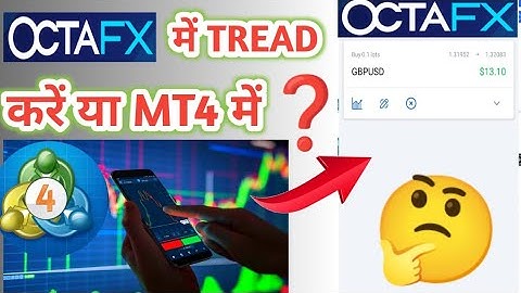 HOW TO USE OCTAFX AND MT4 TRADING APP || OCTAFX SE METATRADER 4 ME LOGIN KAISE KARE