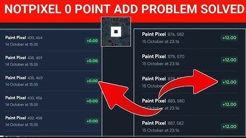 0 PX Not Pixel add Problem | Not Pixel Token not Add | Not Pixel Point Add Hoi na keno #notpixel