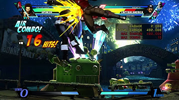 UMvC3 - Strange Throw to Spencer (w/ Doom Missiles) Corner Combo #3