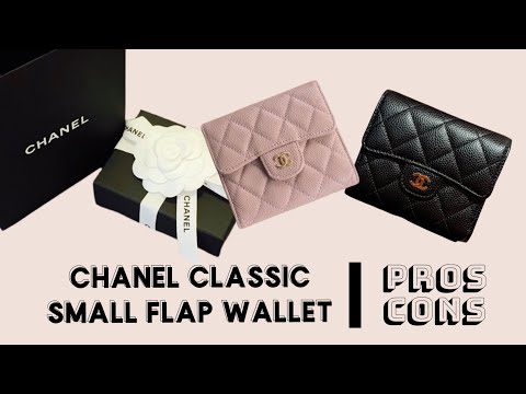 Chanel Classic Black Caviar 2 Set Pouch Long Wallet - 2 Pieces