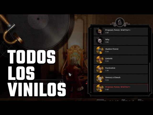 TODOS los vinilos en Lies of P, cómo conseguirlos y para qué sirven.