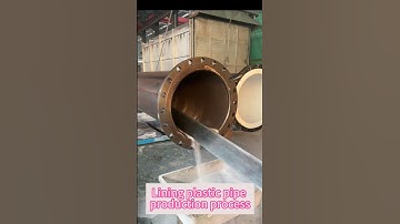 Lining plastic pipe production process #pipelining #pipefactory #pipeline