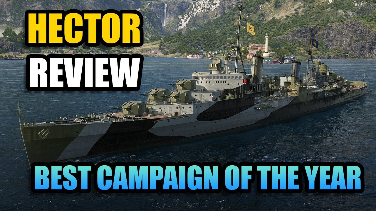 Hector Campaign Cruiser – 14 Guns, 16 Torpedoes, and Stealth! | WoWS: Legends Review