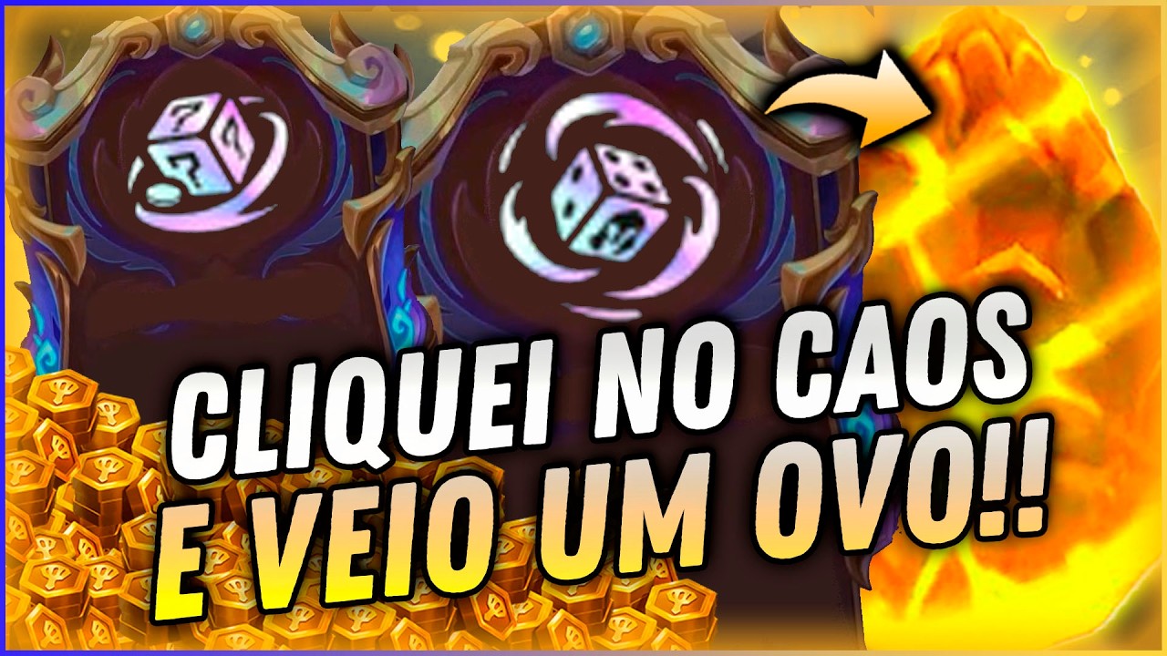 DESTINO, PRESENTE, CAOS E OVO! O COMBO DOS APRIMORAMENTOS ALEATÓRIOS! | Teamfight Tactics Patch 16.4
