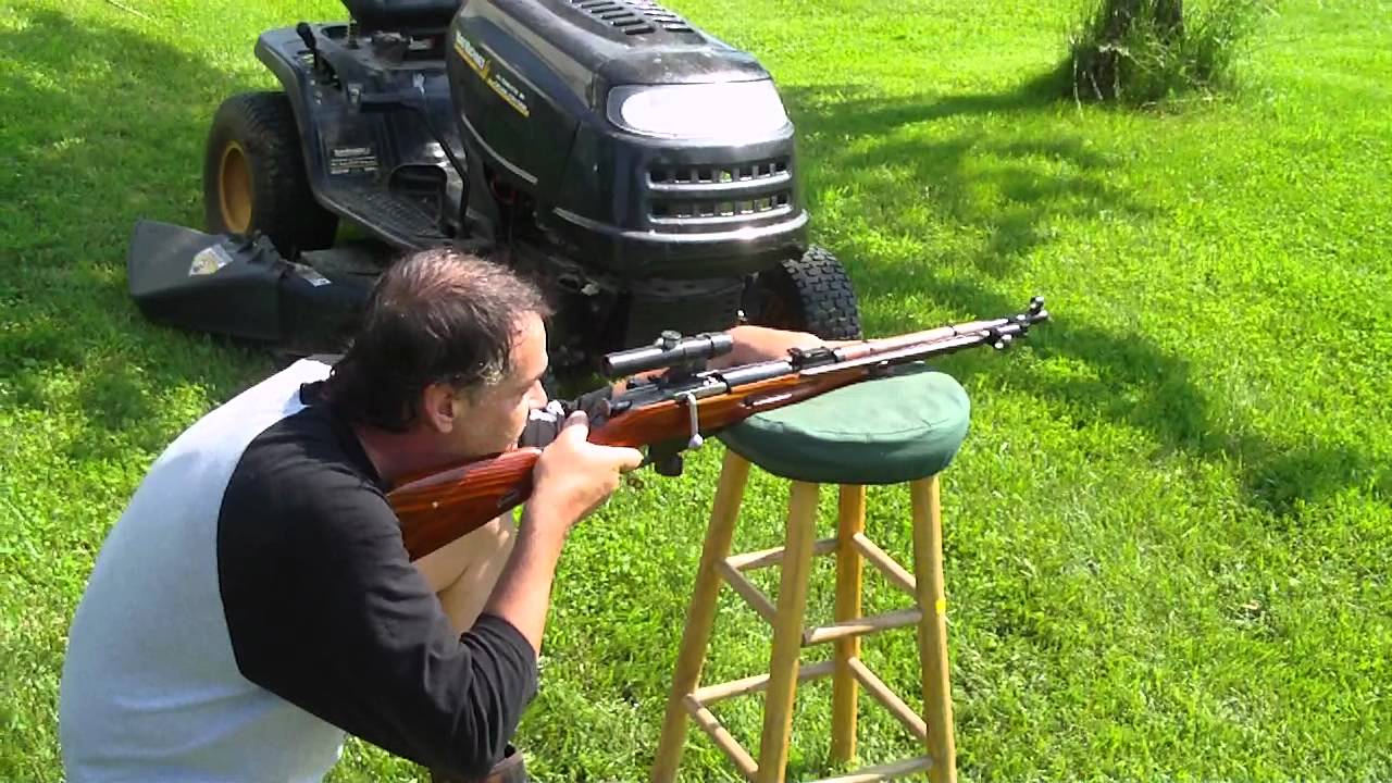 M44 Sniper Rifle Shooting In My Boxers