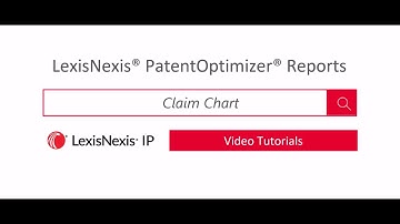 LexisNexis PatentOptimizer® Reports: Claim Chart