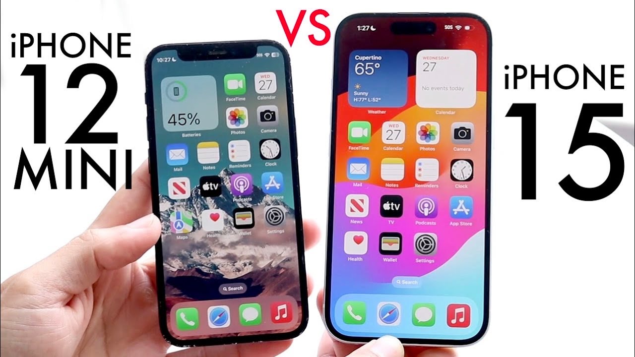 iPhone 15 Vs iPhone 12 Mini! (Comparison) (Review) 