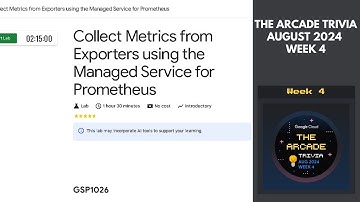 Collect Metrics from Exporters using the Managed Service for Prometheus | #qwiklabs | #GSP1026