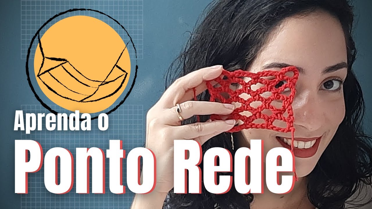 Aprenda o PONTO REDE | Crochê com Café