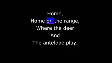 Songs - Traditional - Home, Home on the Range