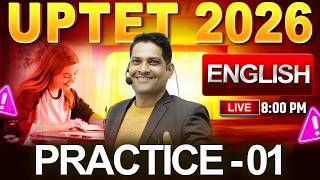 UPTET 2026 : English में 30 में 30 पक्के! 🎯 Practice Set - 01 | परीक्षा में यही आएगा!  by n.d. sir