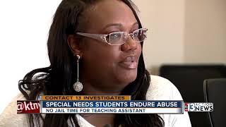 Teacher's aide abused special needs students
