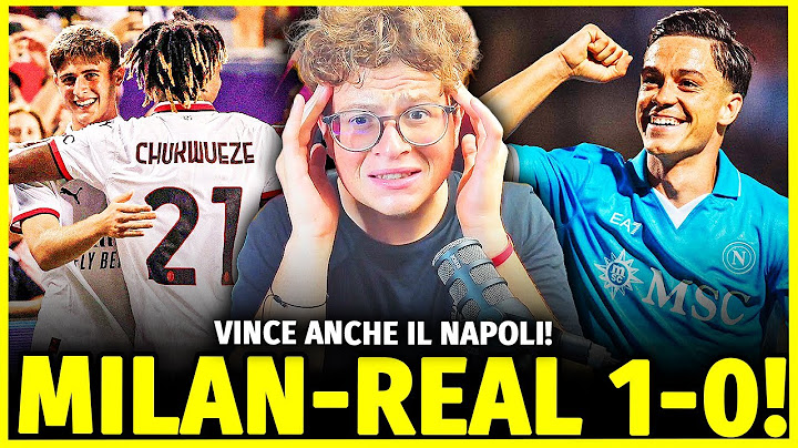 MILAN-REAL MADRID 1-0!! CHUKWUEZE OHH! ANVEDI FONSECA!! NAPOLI-BREST 1-0! CONTE GASA!!