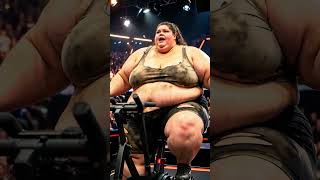 8K Hdr Extreme Workout Cycling Challenge 5000Kg Hyper-Realistic Woman On Industrial Fitness Machin