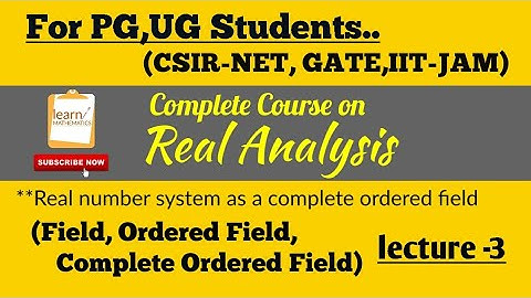Real Analysis Complete Course 🔥||Lecture-3||
