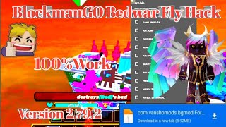 BlockmanGO Bedwar Fly Hack Mod Menu 💯 Work 2024 Version 2.79.2