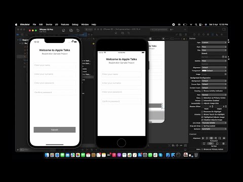 Creating Simple User Registration Form Using Swift & Xcode 13  iOS Tutorial 2022
